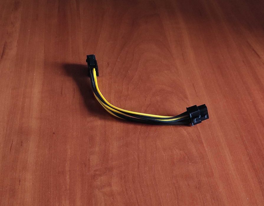 переходник с 6Pin на 8Pin (PCI-E GPU) для дополнит. питания видеокарты