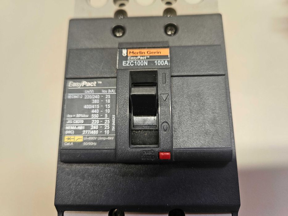 Wyłącznik Schneider EasyPact 100A 3P EZC100N