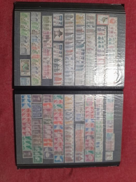 Selos album cheio de selos estrangeiros alguns portugueses todos muito