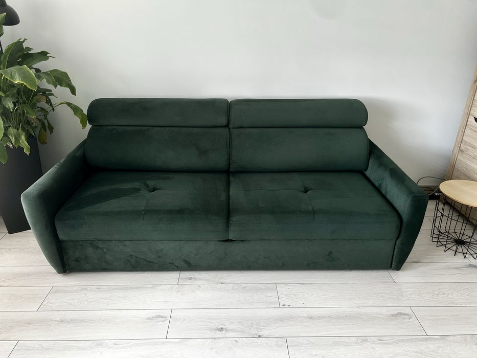 Kanapa Borneo z funkcją spania (system Puma) – regulowane zagłówki