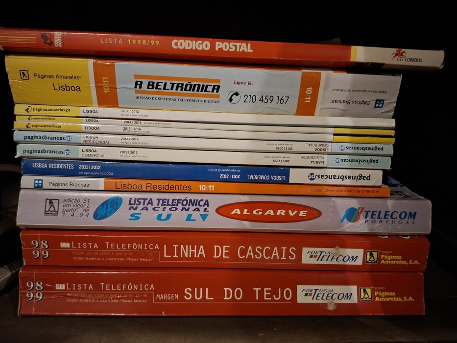 Lote de listas telefonicas 1990's