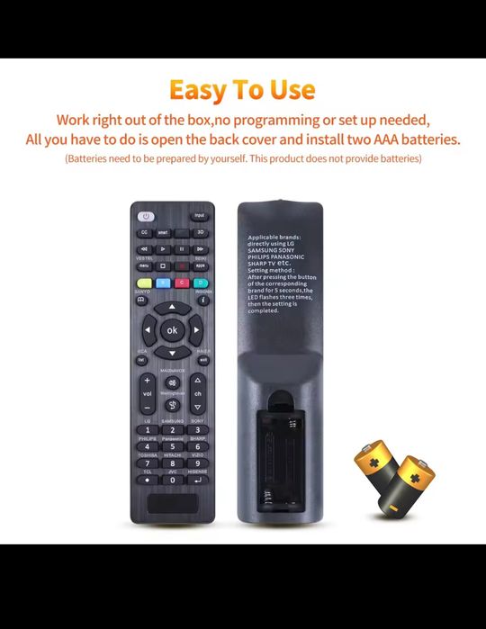 Comando TV universal novo ler anúncio