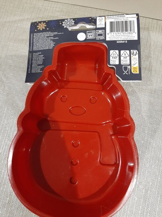 Molde / Forma boneco de neve novo