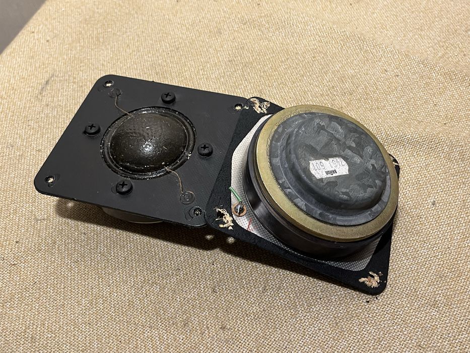 Аудиофильские немецкие 50мм СЧ динамики BRAUN 2461 601 (100Вт/12Ом)