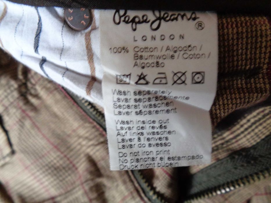 PEPE JEANS LONDON spodnie uniseks 32/34
