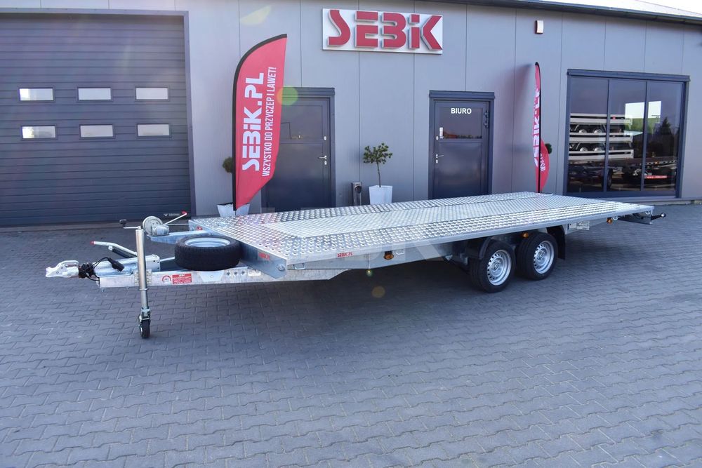 Niewiadów Przyczepo laweta platforma MARS. 5 X 2,1 Alu ryfel i najazdy z dostawą!!  DOSTAWA !! Super mocna niska przyczepo laweta platforma.
