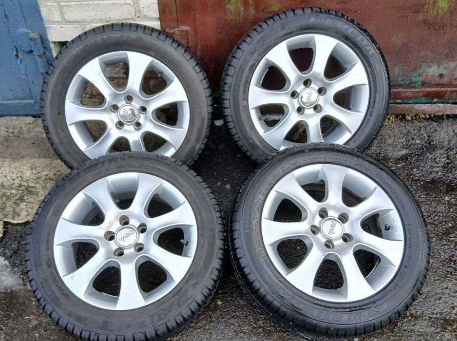 Диски 5х100 R15 Skoda Volkswagen Seat Toyota Subaru з гумою літо