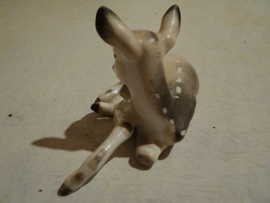 Фигурка Олененок фарфор ДФЗ Made in USSR.