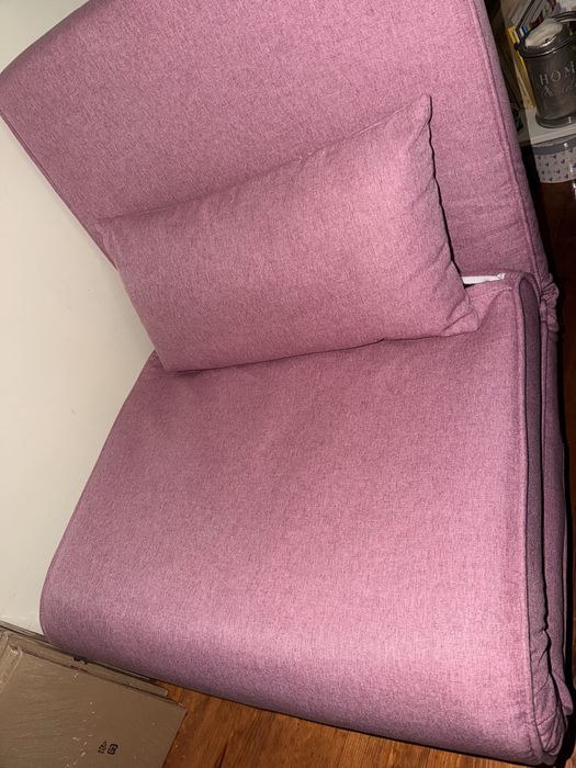 Sofá Cama Solteiro Rosa