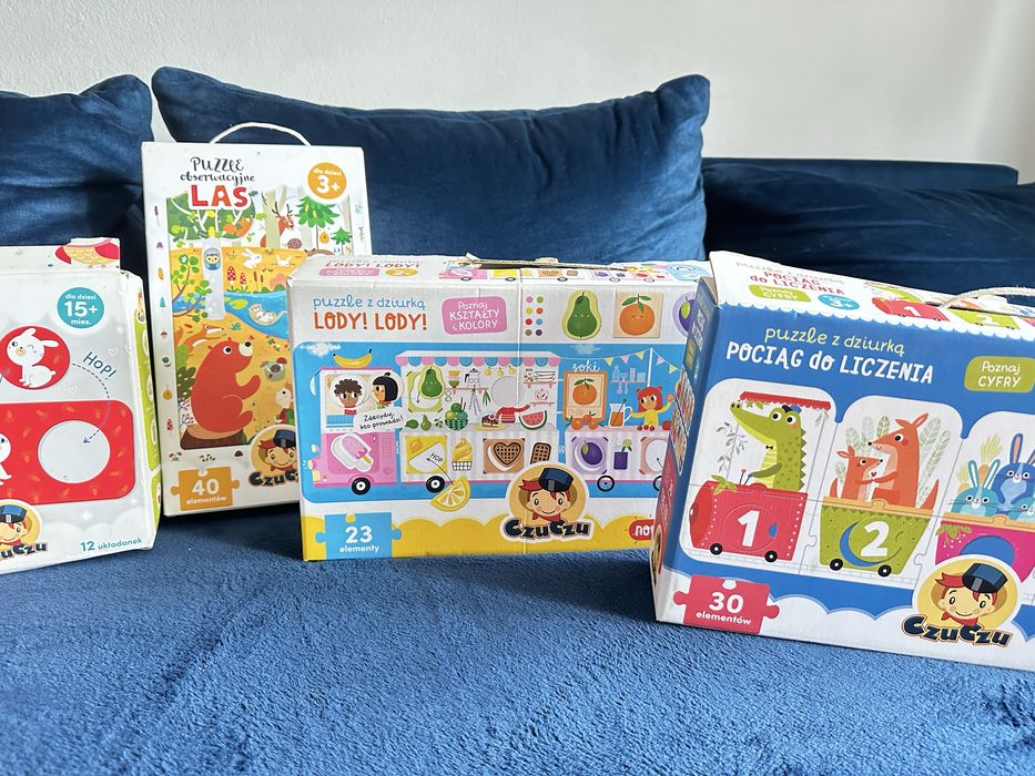 Zestaw Puzzli inowacyjne 2-3 lat CZUCZU.