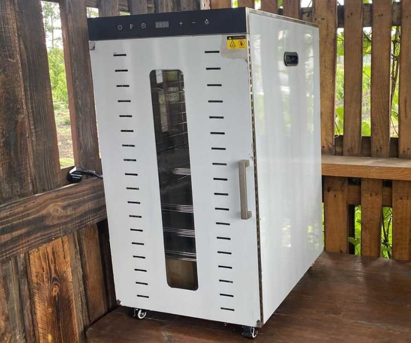 Дегідратор Сушарка для фруктів м"яса 24 секції 3 вентилятори 2 кВт