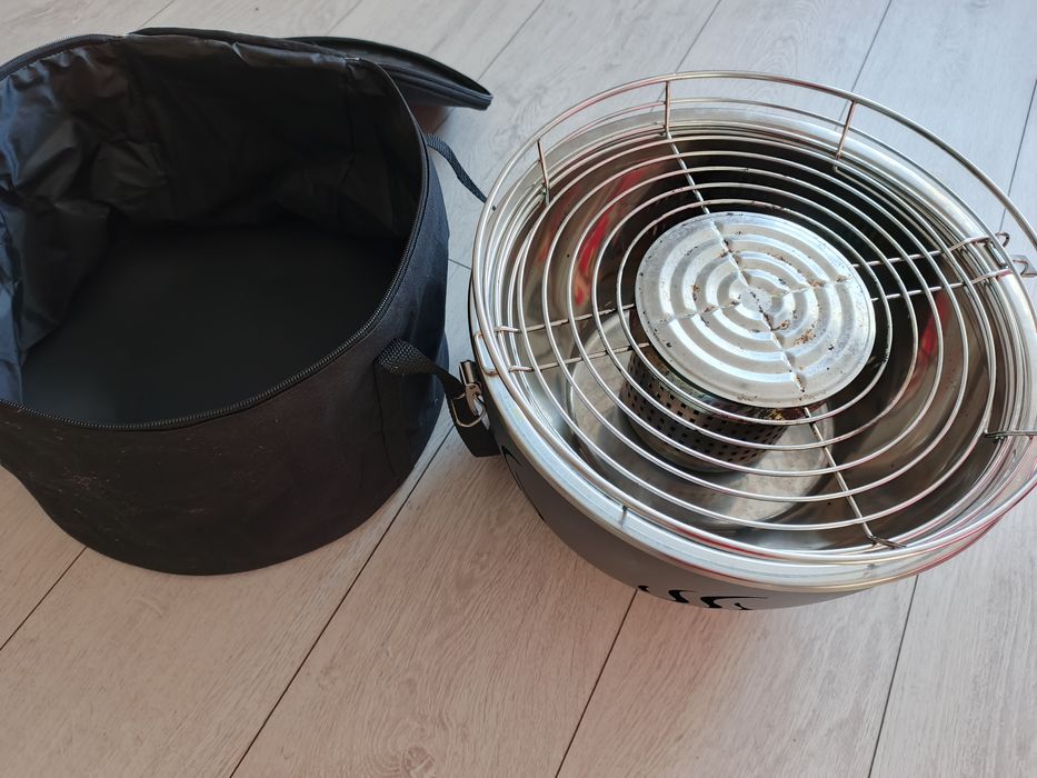 Grill węglowy z aktywną wentylacją