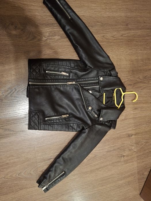 Шкіряна куртка для хлопчика,кожанка