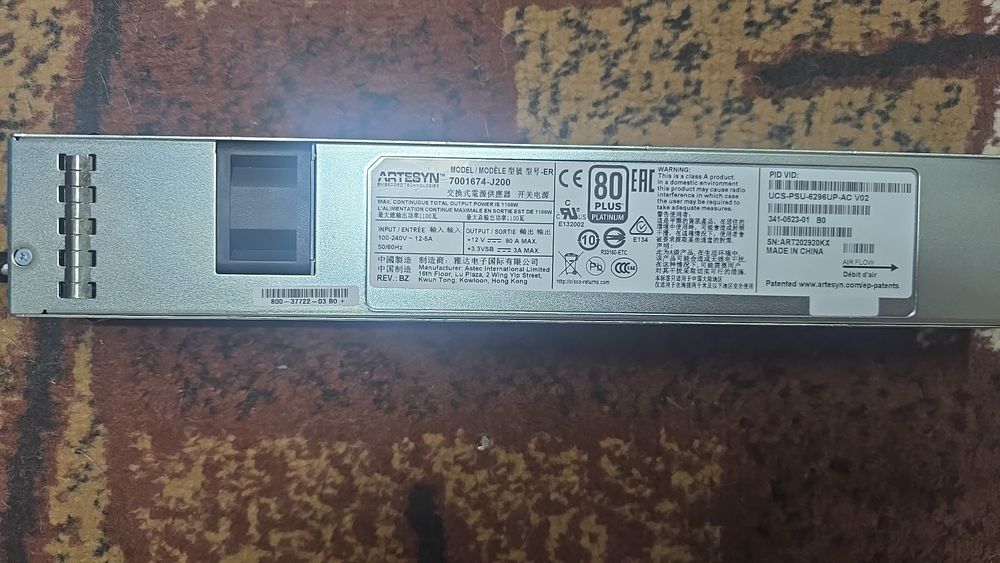 Серверні блоки живлення