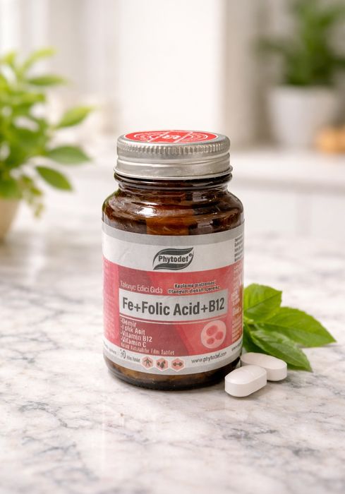 PHYTODEF комплекс (Fe + Folic acid + B 12 + vit C ).