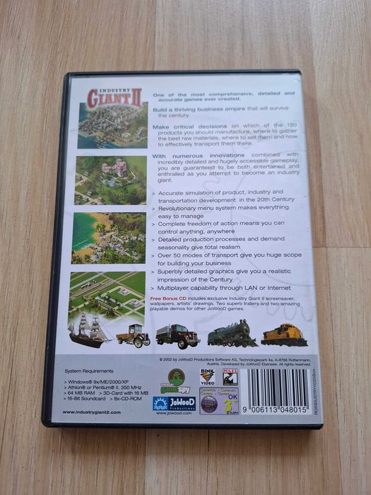 Industry Giant II 2 PC CD-ROM | klasyk ekonomiczny z 2002 | instrukcja