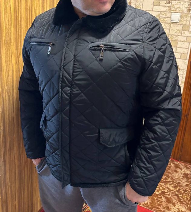 Чоловіча зимова куртка, чорна (розмір 52-54)