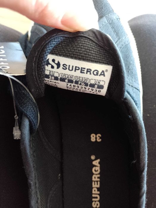SUPERGA tenisówki nowe 38 granatowe