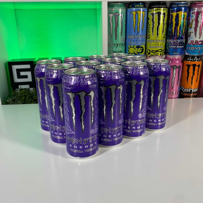 Напій енергетичний Monster Energy Ultra Black Енергетик монстр Вишня без цукру
