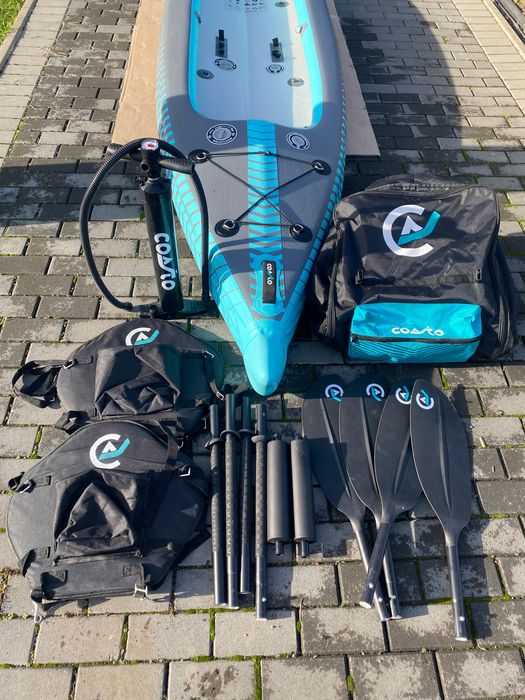 Kajak pompowany Coasto Capitole 2 osobowy 426 X 90 CM .