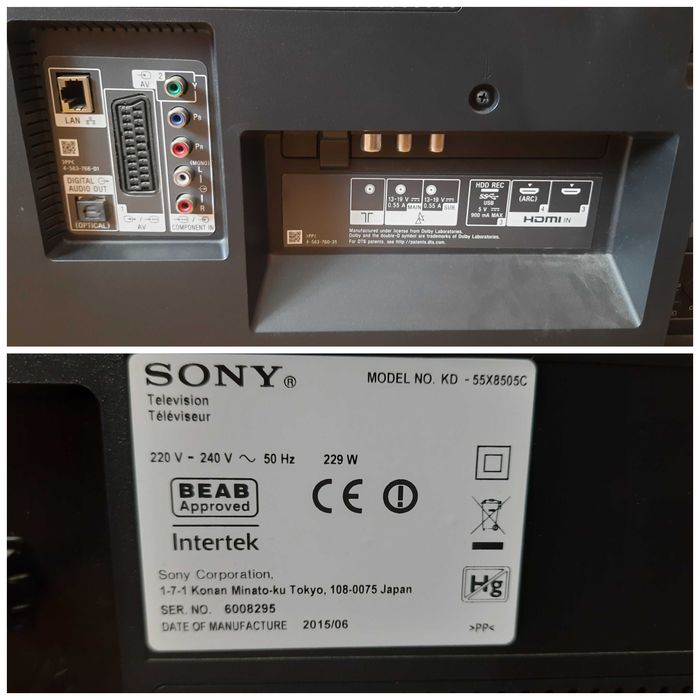 Телевізор "55" Sony KD-55X8505C Smart TV/4k