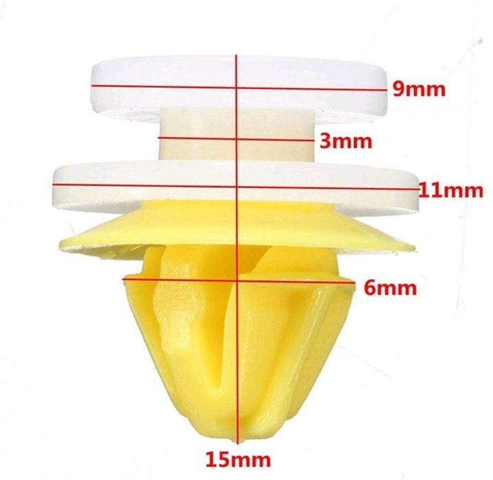 Пуклі, Кліпси для Renault Traffic Primastar Opel Vivaro Master Kangoo