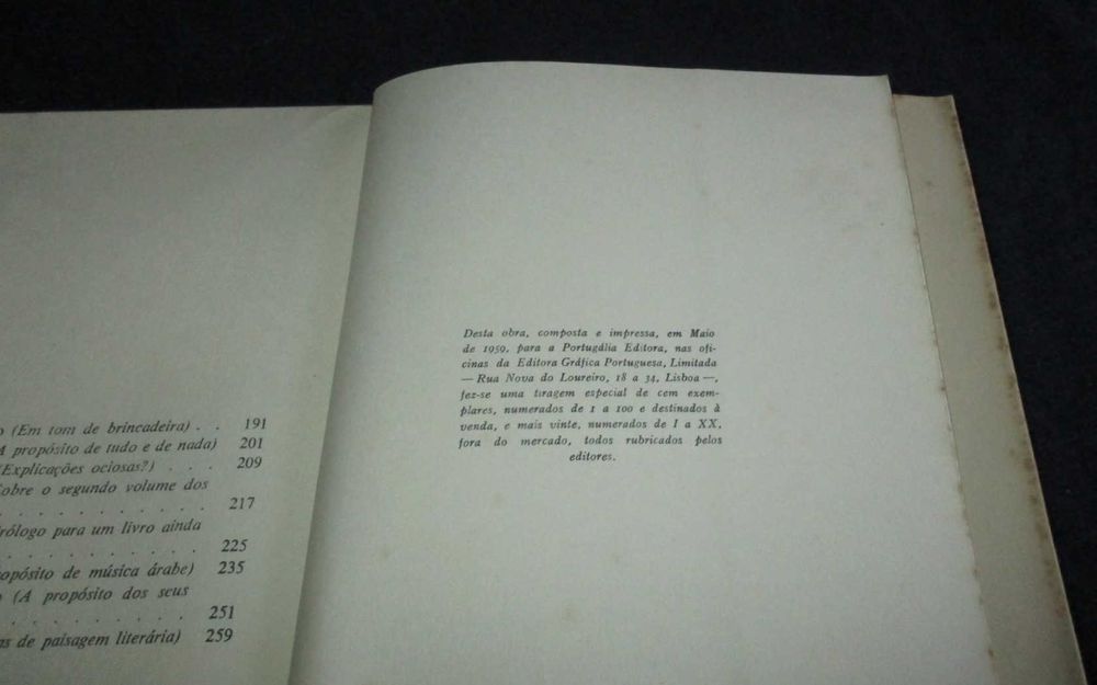 Livro Miscelânea Manuel Teixeira-Gomes