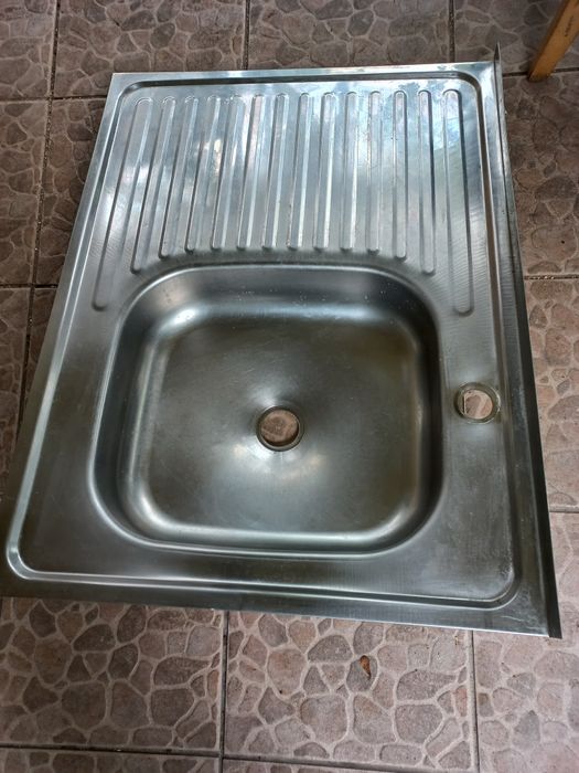 Мойка накладная 80х60 см