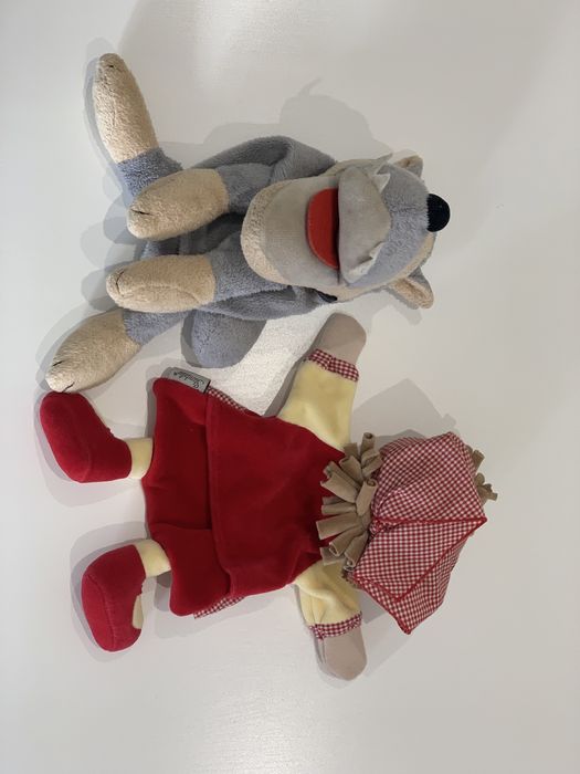 Pack 2 Fantoches Capuchinho Vermelho e Lobo Mau Sterntaler