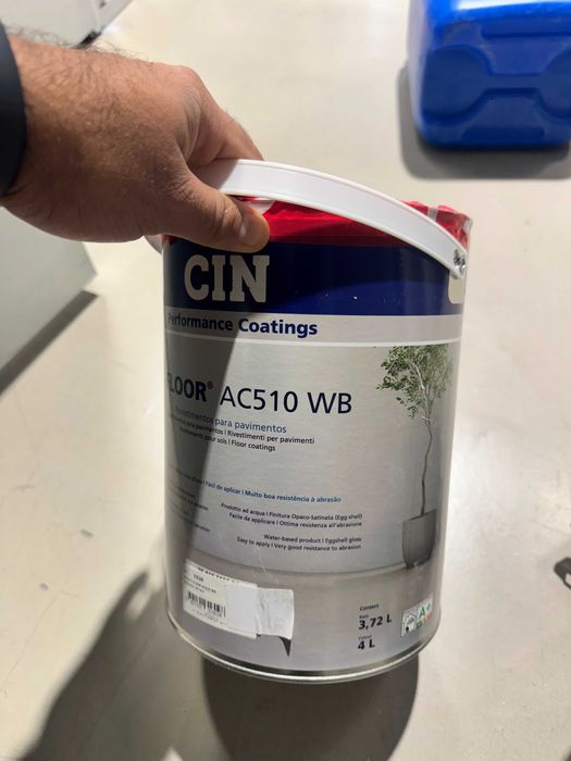 Tinta - Revestimento de Pavimento Cinzento 4L