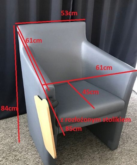 Fotel konferencyjny Nowy Styl Club, biurowy z pulpitem