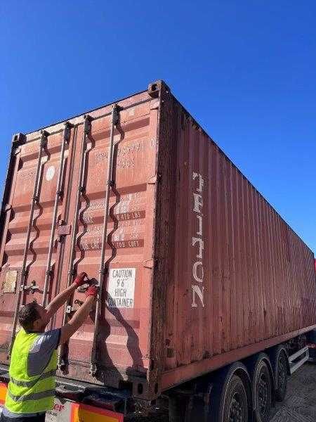 Kontener morski magazynowy 40 DV/HC 12 metrowy, używany