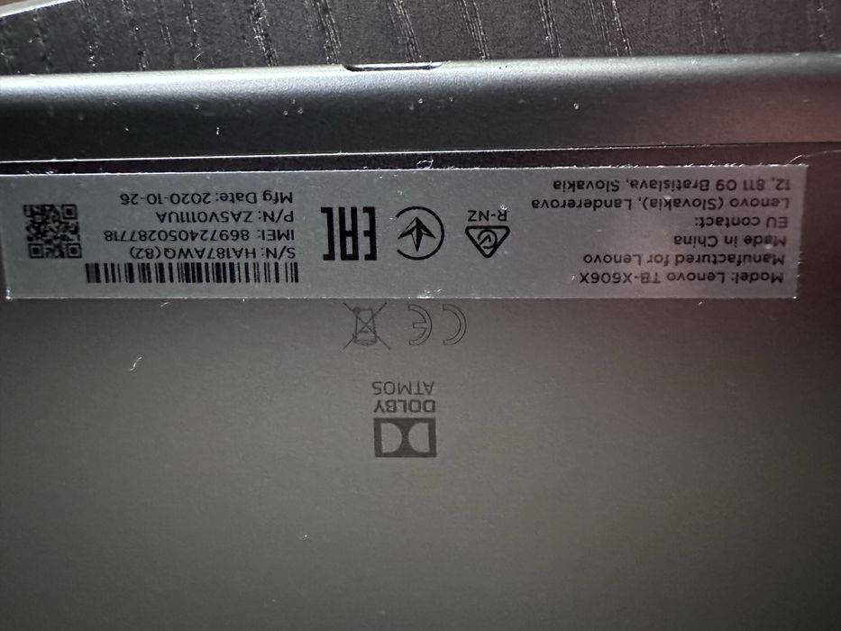 Планшет Lenovo TB-x606x