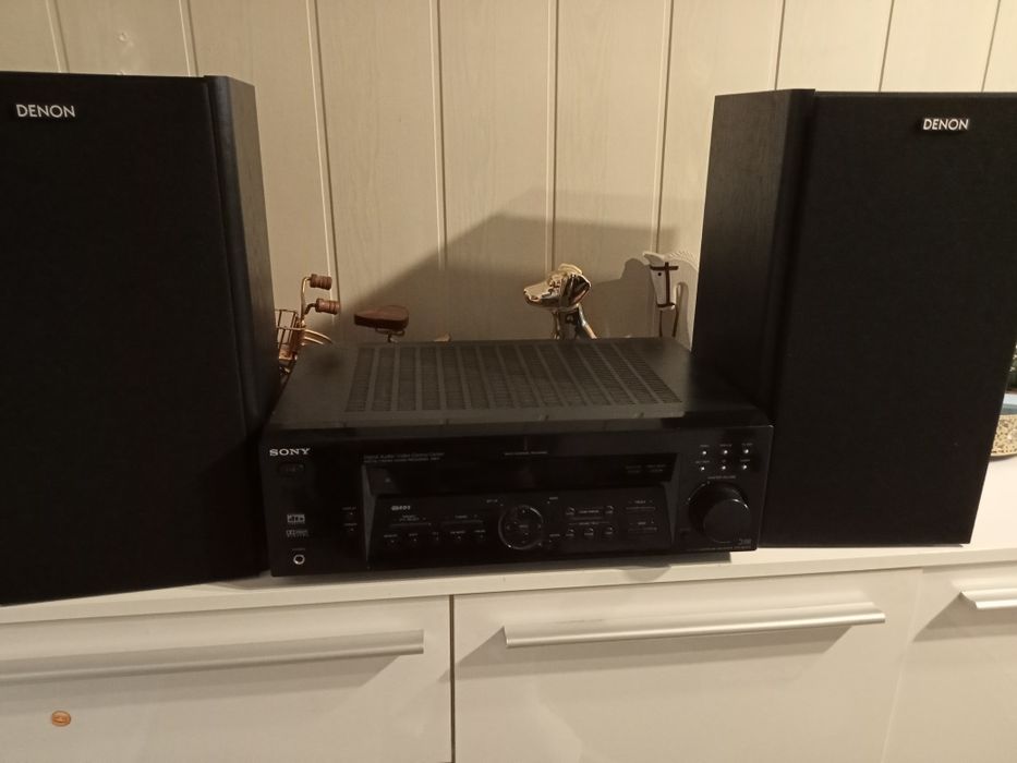 Amplituner Sony i kolumny Denon