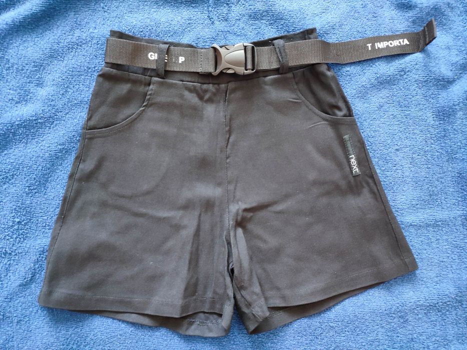 Черные шорты для девочки 9-12 лет в школу