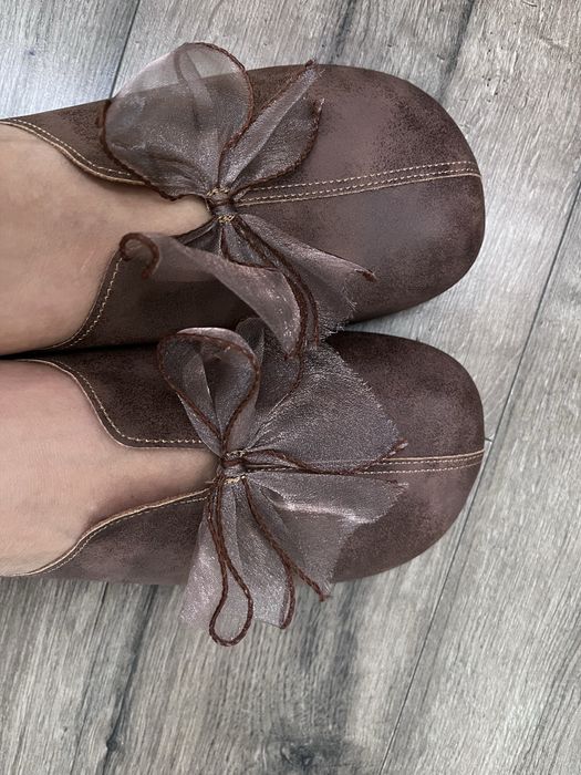 Mary Jane szerokie okrągłe noski mokasyny r.41 wkł.26,5cm barefoot