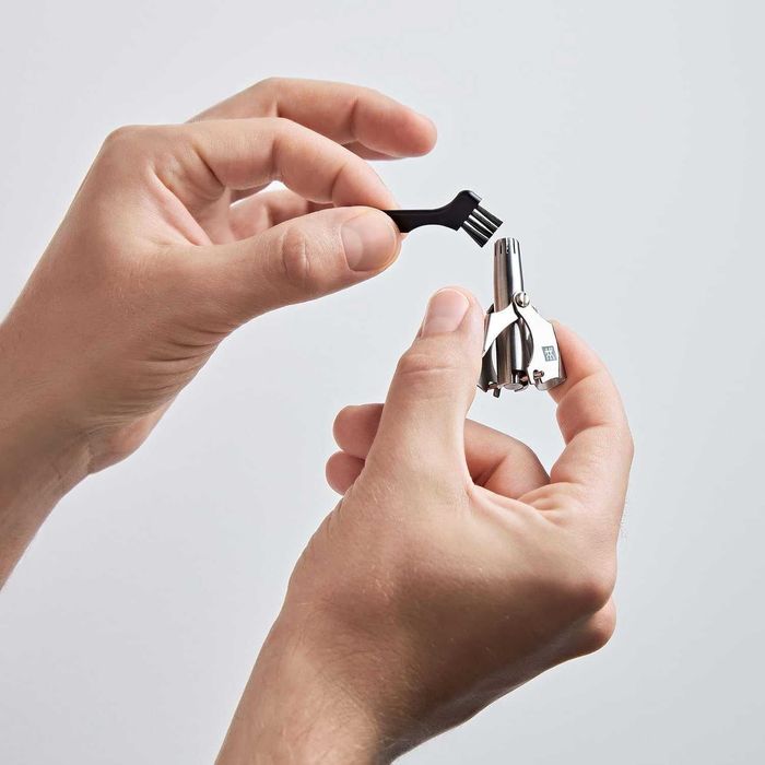 Zwilling Trymer do włosów w nosie i uszach premium srebrny 50mm