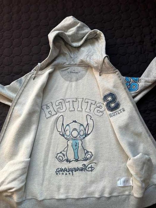 Bluza Disney Stitch Disneyland Paris | zip hoodie rzadki model unisex
