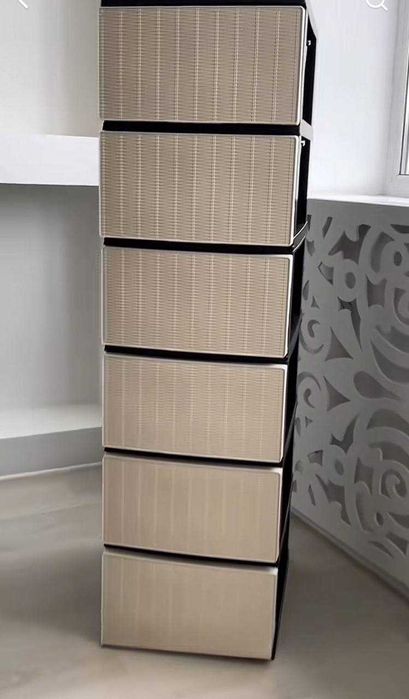 Пластиковий комод тумбочка шафа тумба стелаж шухляди полиця для взуття