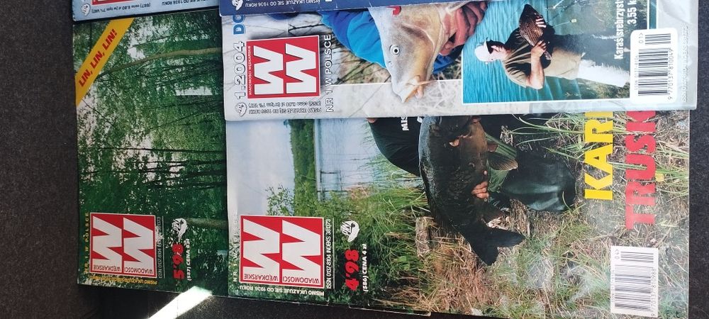 Czasopisma Wiadomości Wędkarskie 15 numerów