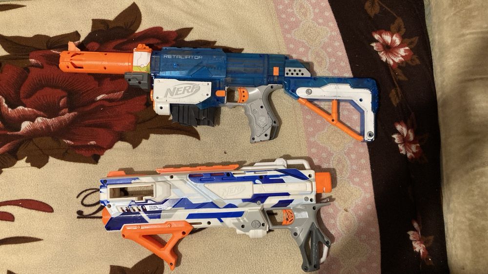Нерф 2 штуки с дефектами