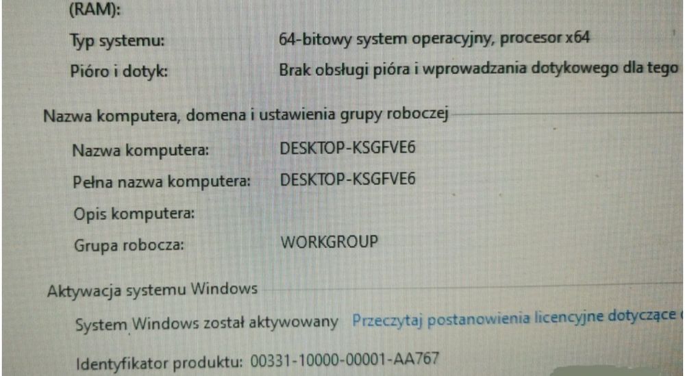 WIFI PC i3 8GB RAM, NOWY SSD  MONITOR 19"stacjonarny gratisy Win 10 sp
