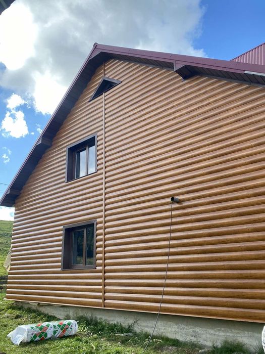 Блок-хаус металевий сайдинг дошка металева жалюзі на паркан штахети