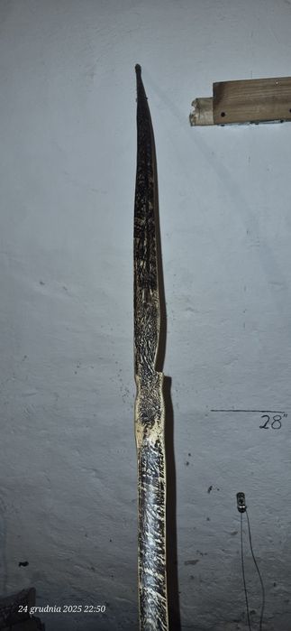 Łuk Szpicak 12 kg/28" – jesion /  fiberglass, szybki, narzędziowy