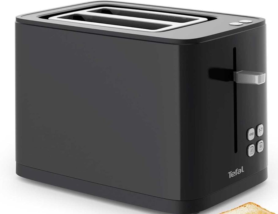 Toster TEFAL TT640810 , 7 poziomów opieczenia, cyfrowy wyświetlacz