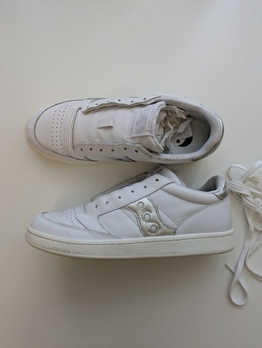 Кеди Saucony білі шкіряні натуральні, унісекс 41 розмір