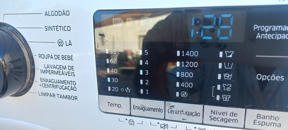 Máquina Lavar  e Secar    SAMSUNG  8 kg. E Vendo de Todas As Peças .Placas.Cubas.Borrachas. todas As Marcas.Entrega Grátis