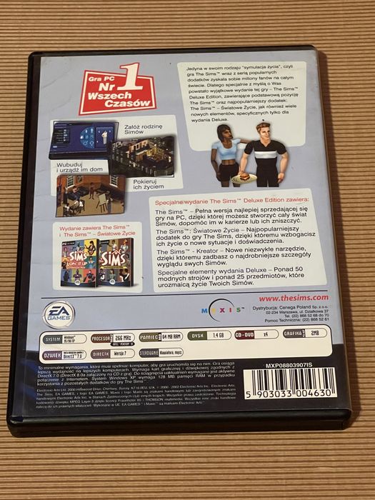 Gra komputerowa PC - The Sims Deluxe Edition ( wersja PL )