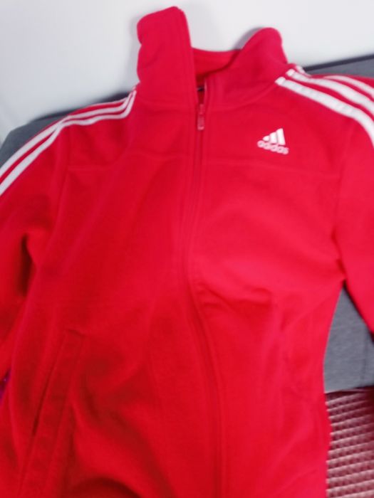 Bluza rozpinana polar XS chlopiec Adidas