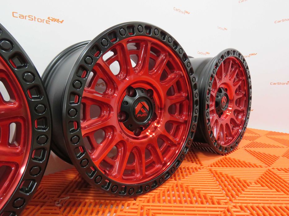 Jantes Fuel Cycle 17 x 8.5 et +30 5x127 Candy Red C Look Beadlock